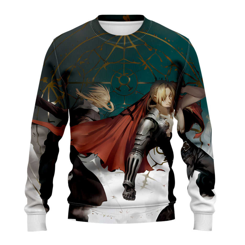 Fullmetal Alchemist Edward Automail Cloak Anime Apparel