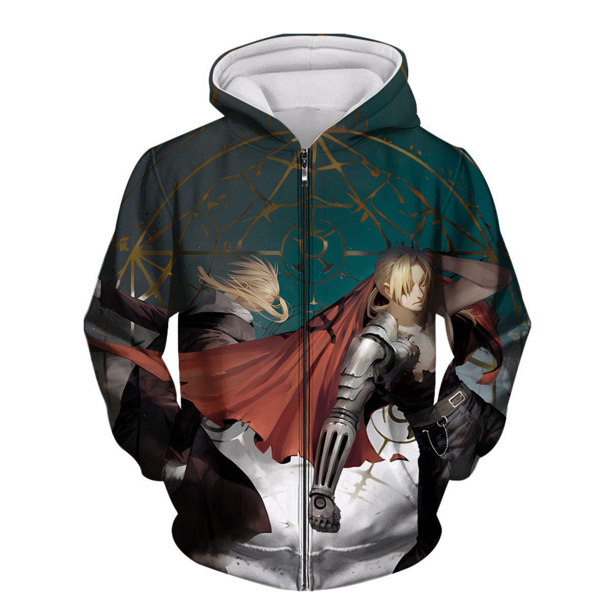 Fullmetal Alchemist Edward Automail Cloak Anime Apparel