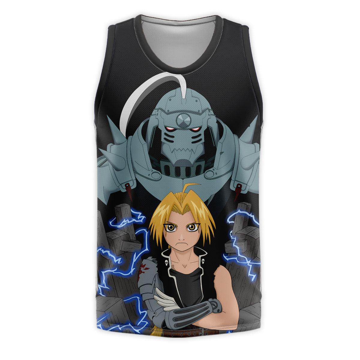 Fullmetal Alchemist Edward Brothers Front Anime Apparel