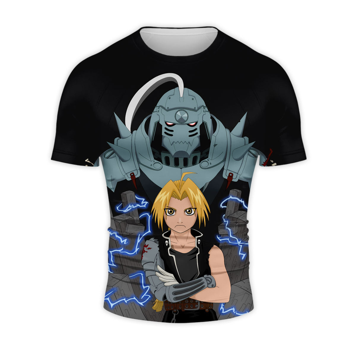 Fullmetal Alchemist Edward Brothers Front Anime Apparel