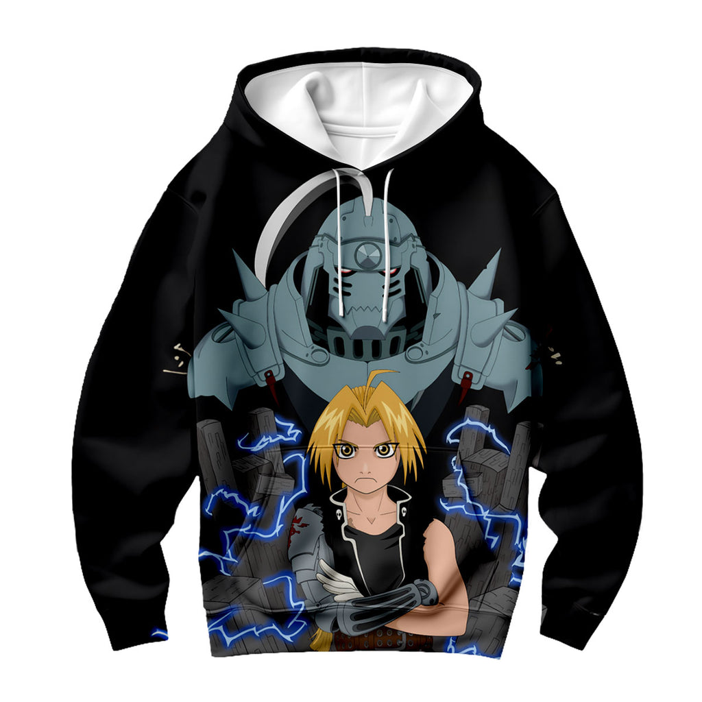 Fullmetal Alchemist Edward Brothers Front Anime Apparel