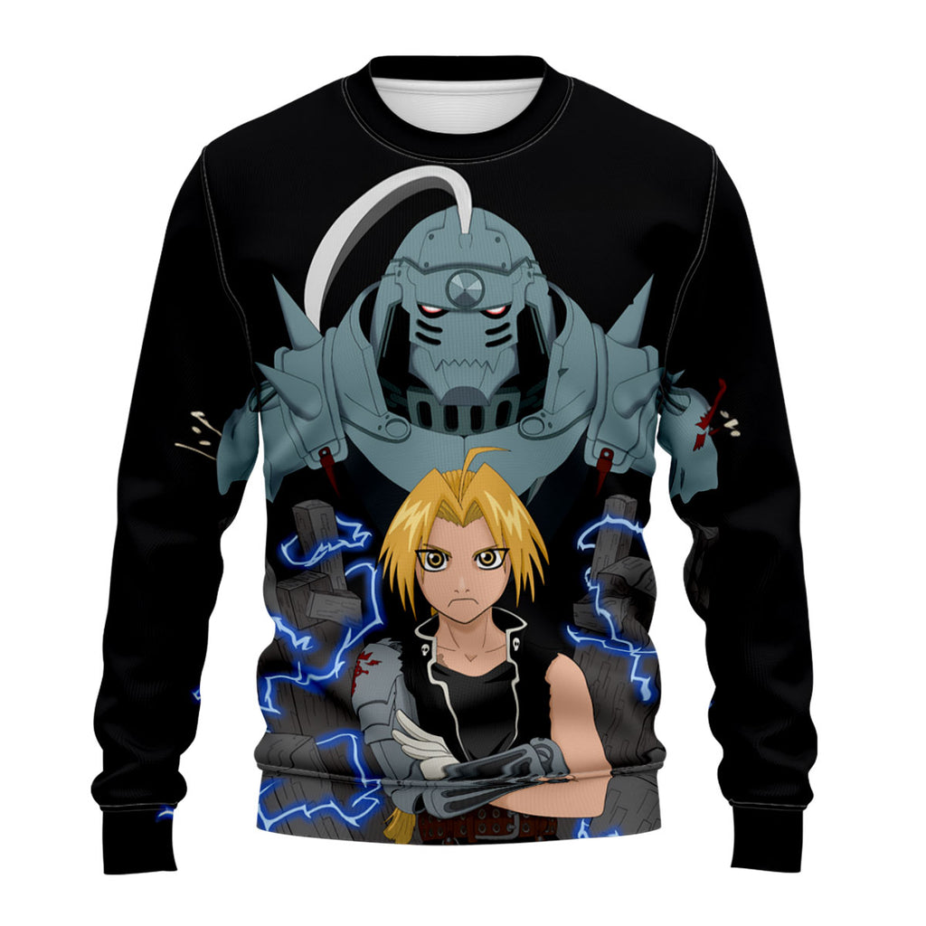 Fullmetal Alchemist Edward Brothers Front Anime Apparel