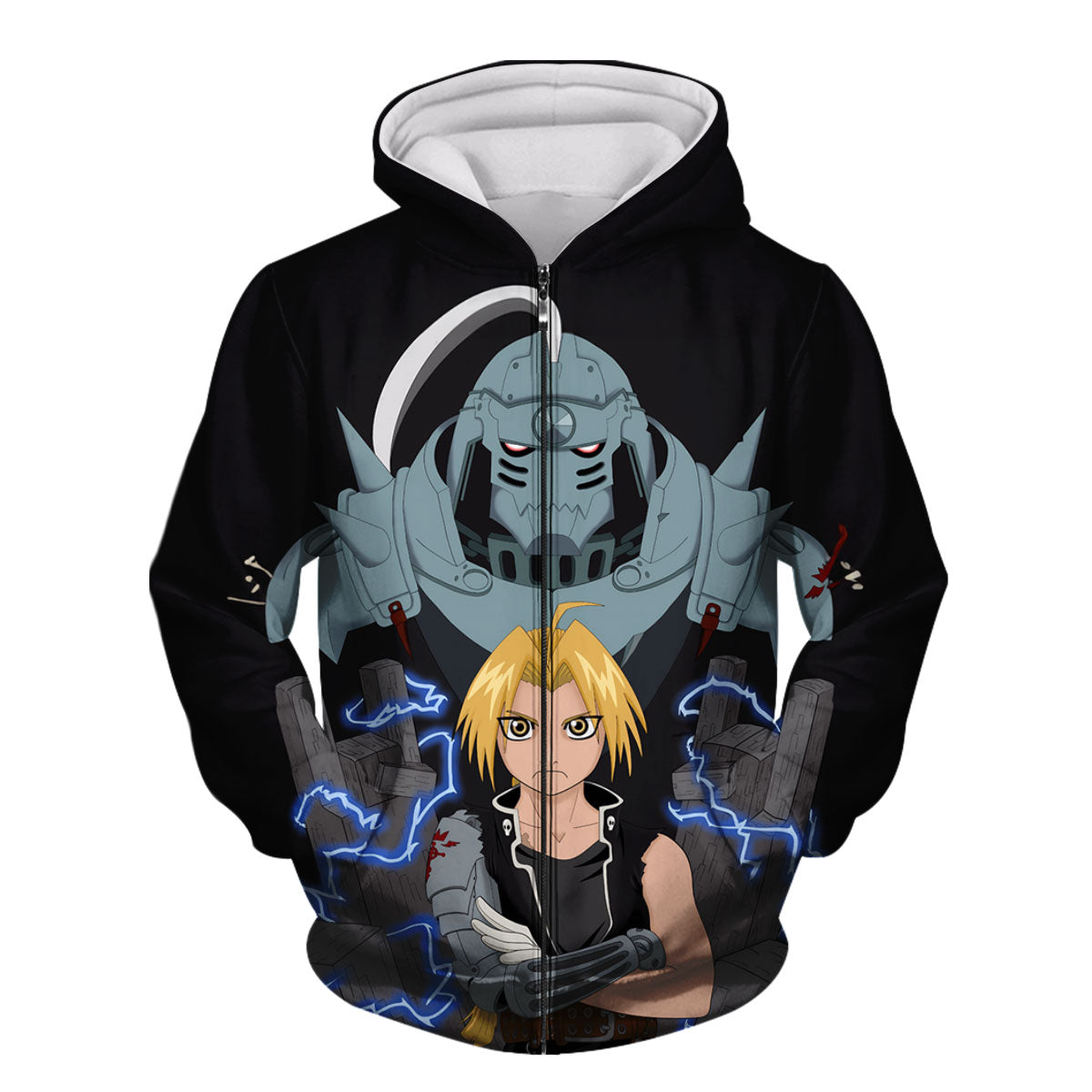 Fullmetal Alchemist Edward Brothers Front Anime Apparel