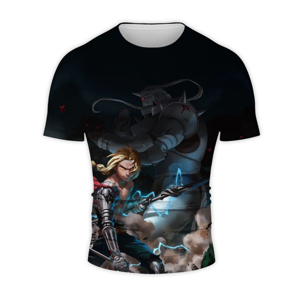 Fullmetal Alchemist Edward Combat Pose Anime Apparel