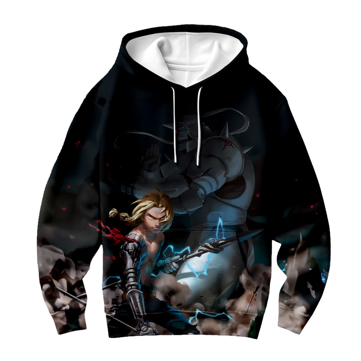 Fullmetal Alchemist Edward Combat Pose Anime Apparel