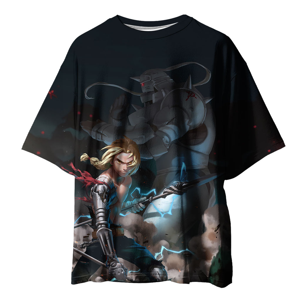 Fullmetal Alchemist Edward Combat Pose Anime Apparel