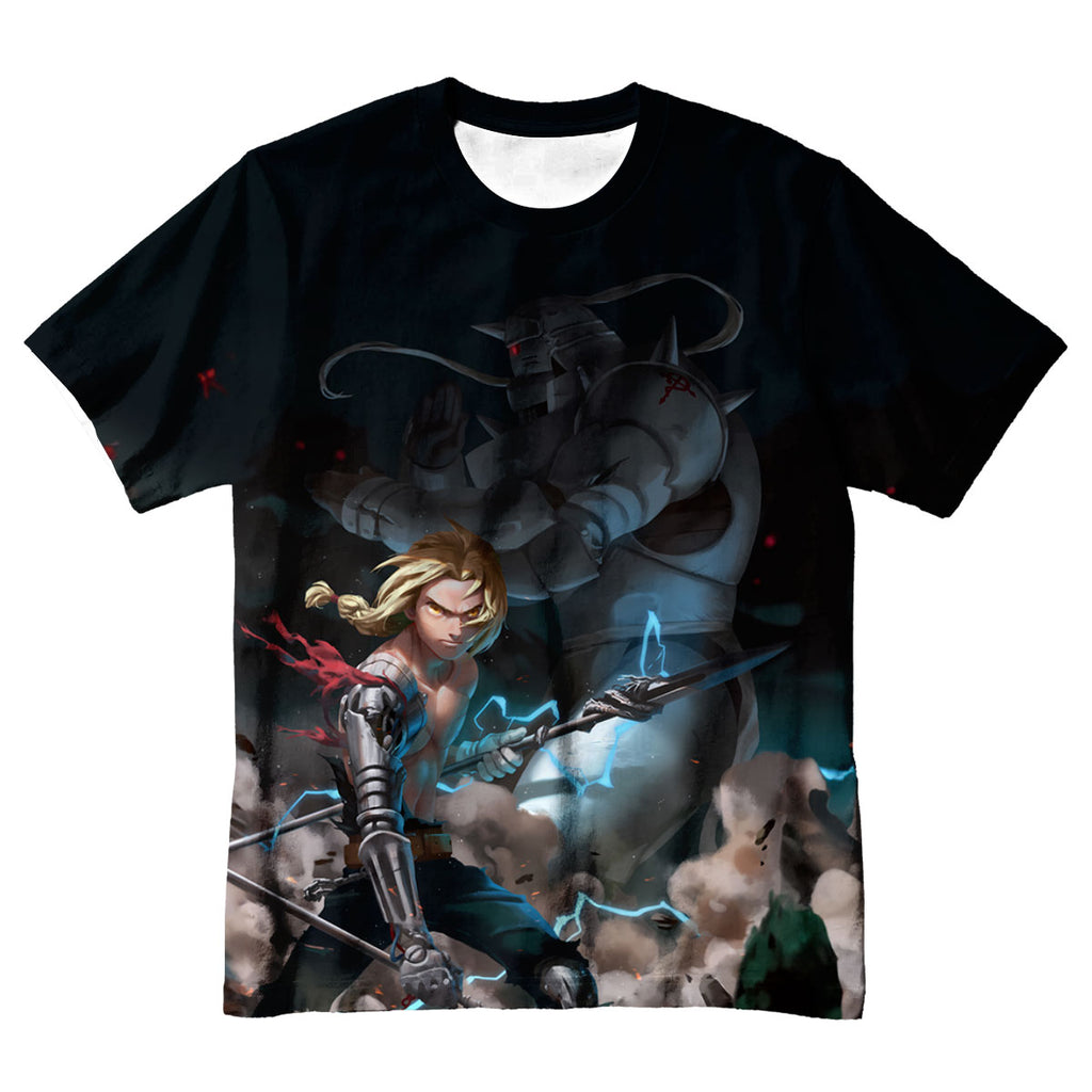 Fullmetal Alchemist Edward Combat Pose Anime Apparel