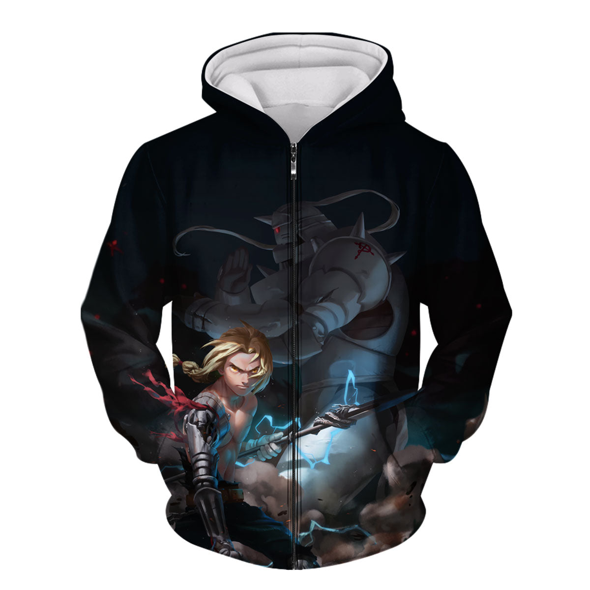 Fullmetal Alchemist Edward Combat Pose Anime Apparel