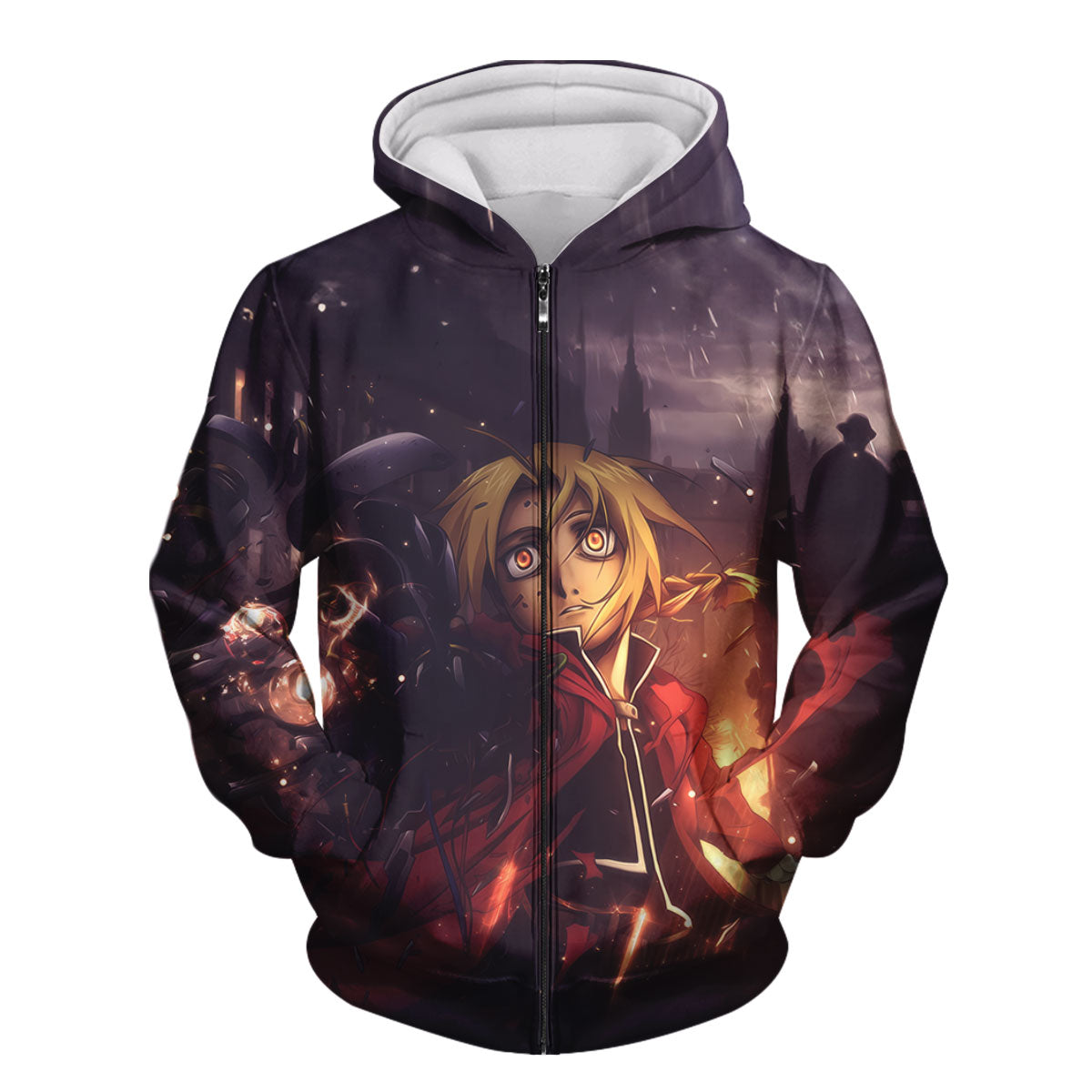 Fullmetal Alchemist Edward Damaged Arm Anime Apparel