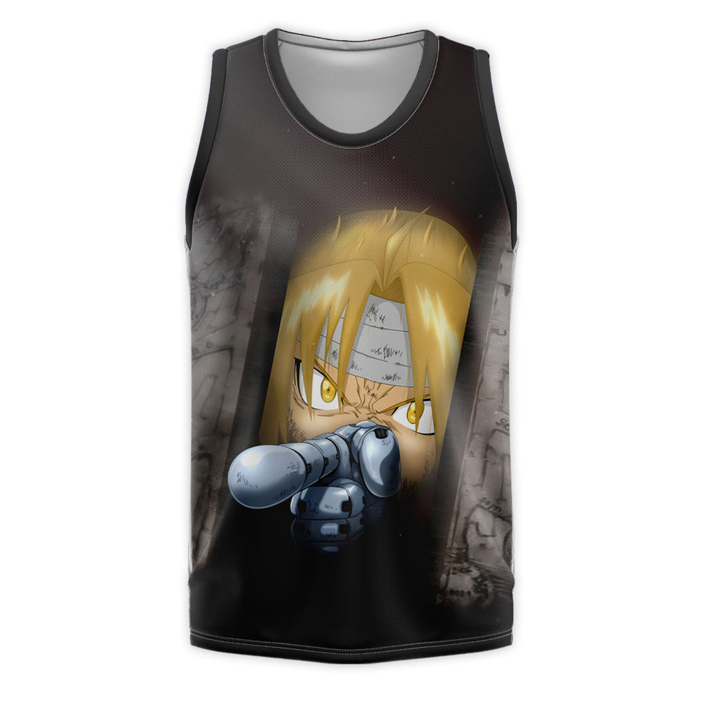 Fullmetal Alchemist Edward Elric Aiming Automail Anime Apparel