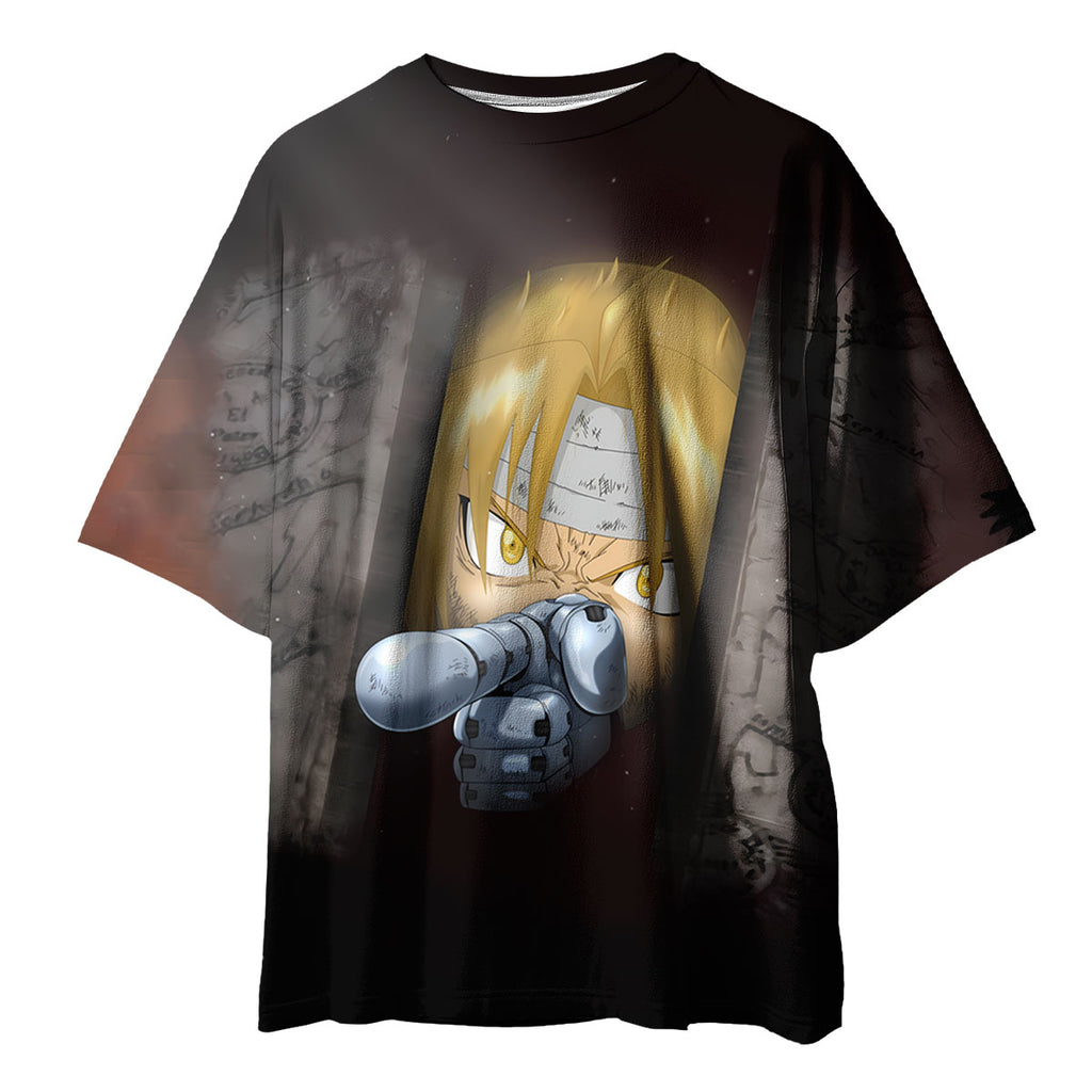 Fullmetal Alchemist Edward Elric Aiming Automail Anime Apparel