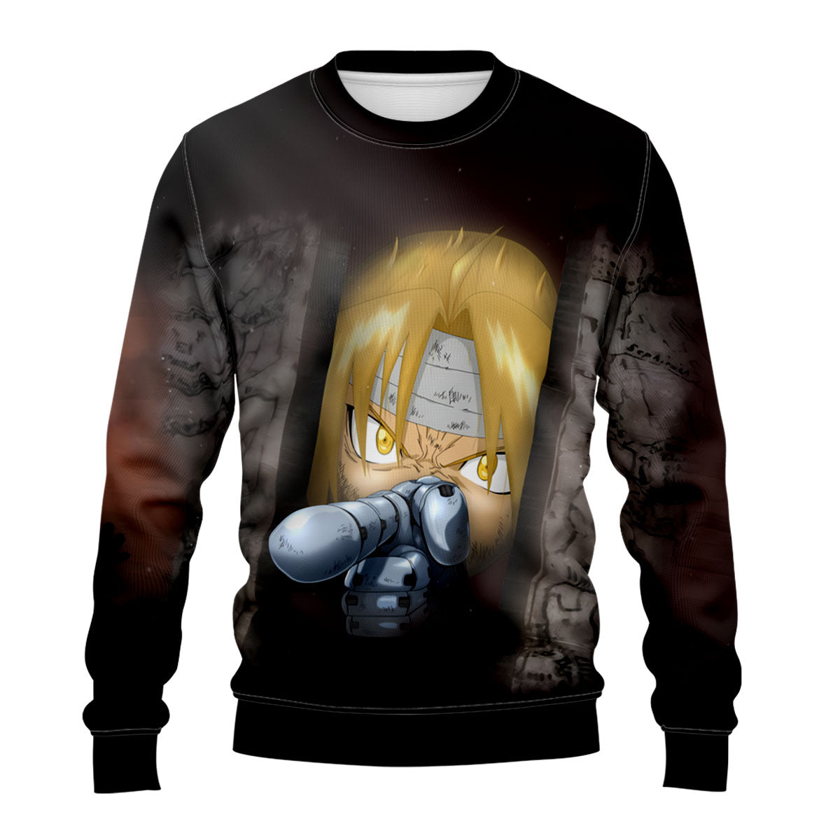 Fullmetal Alchemist Edward Elric Aiming Automail Anime Apparel