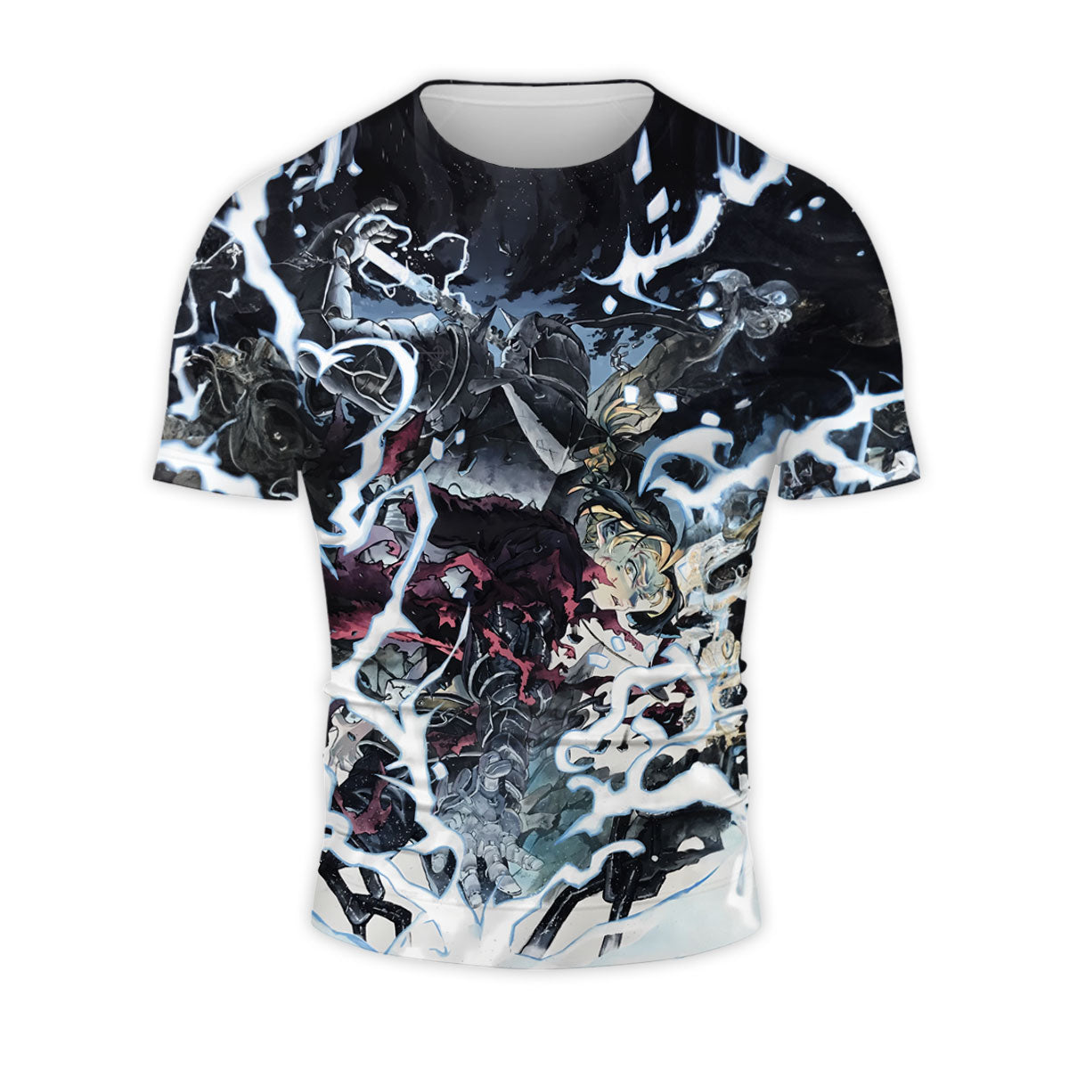Fullmetal Alchemist Edward Elric Alchemy Combat Pose Anime Apparel