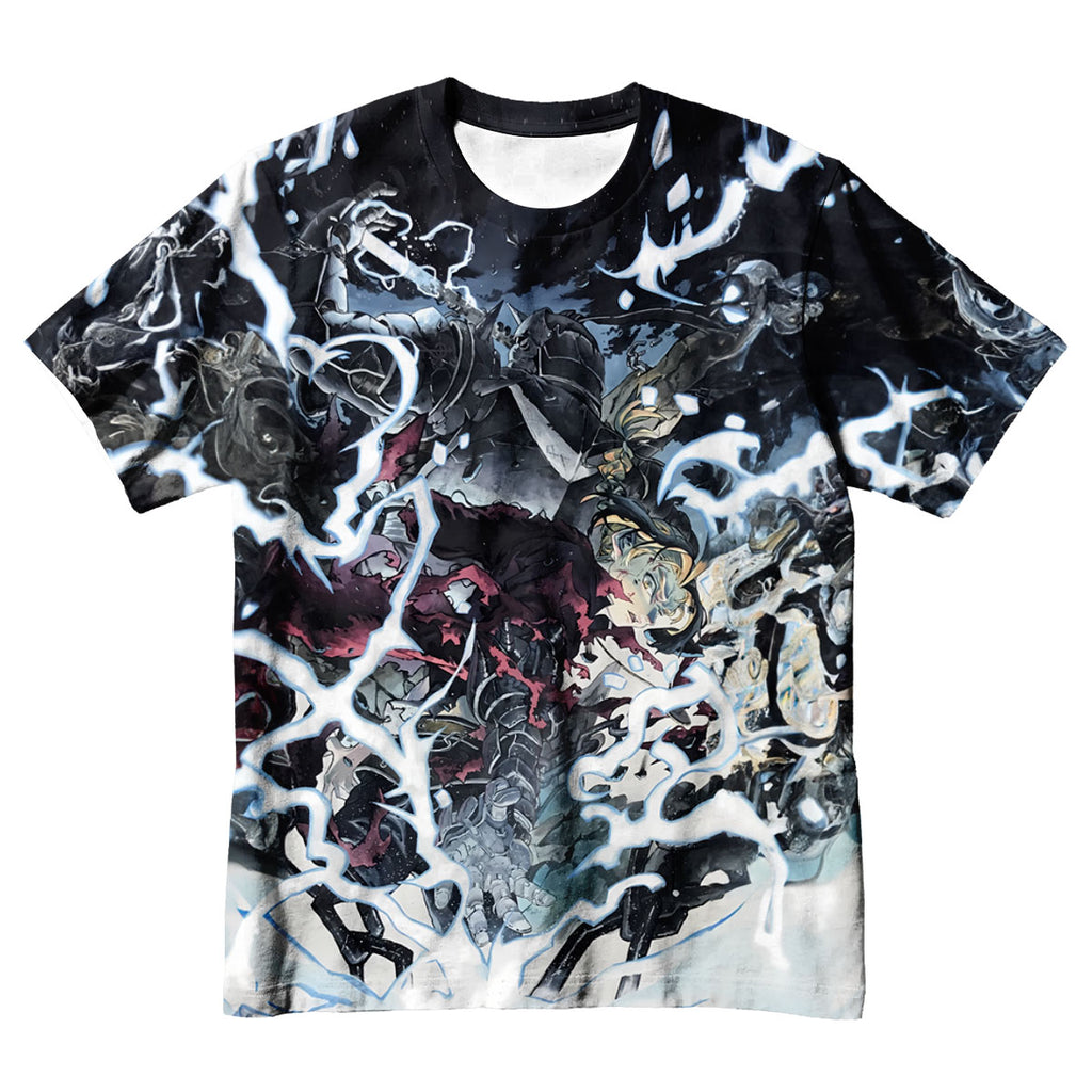 Fullmetal Alchemist Edward Elric Alchemy Combat Pose Anime Apparel
