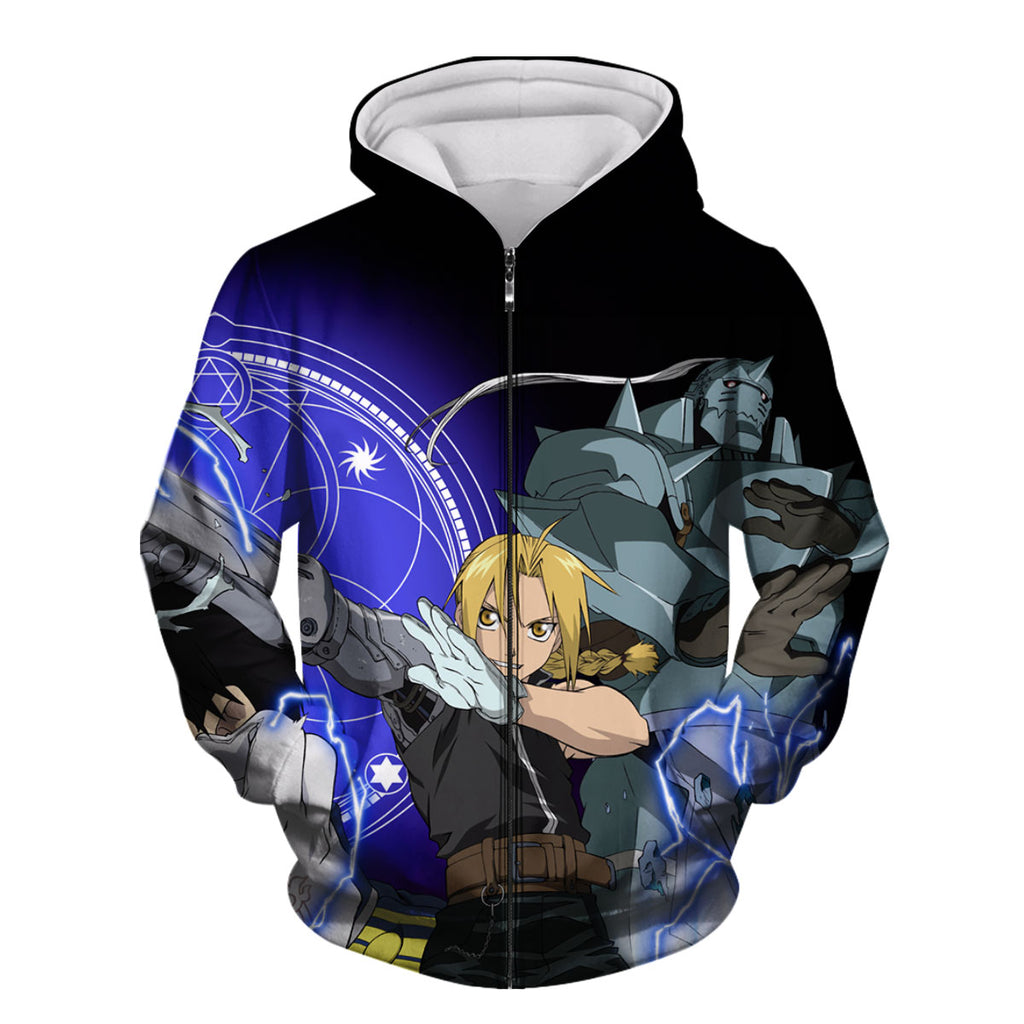 Fullmetal Alchemist Edward Elric Alchemy Glow Anime Apparel