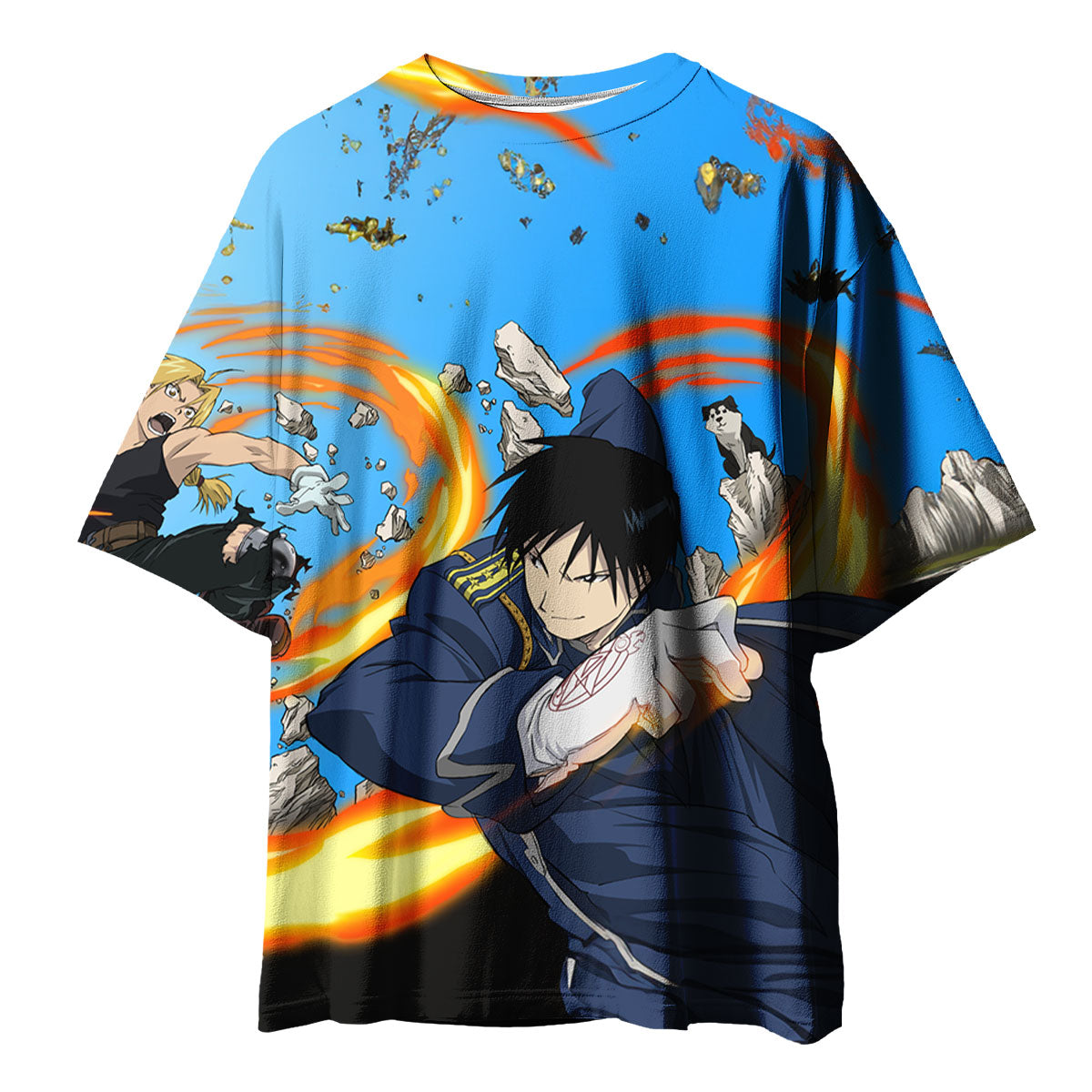 Fullmetal Alchemist Edward Elric Battle Action Anime Apparel