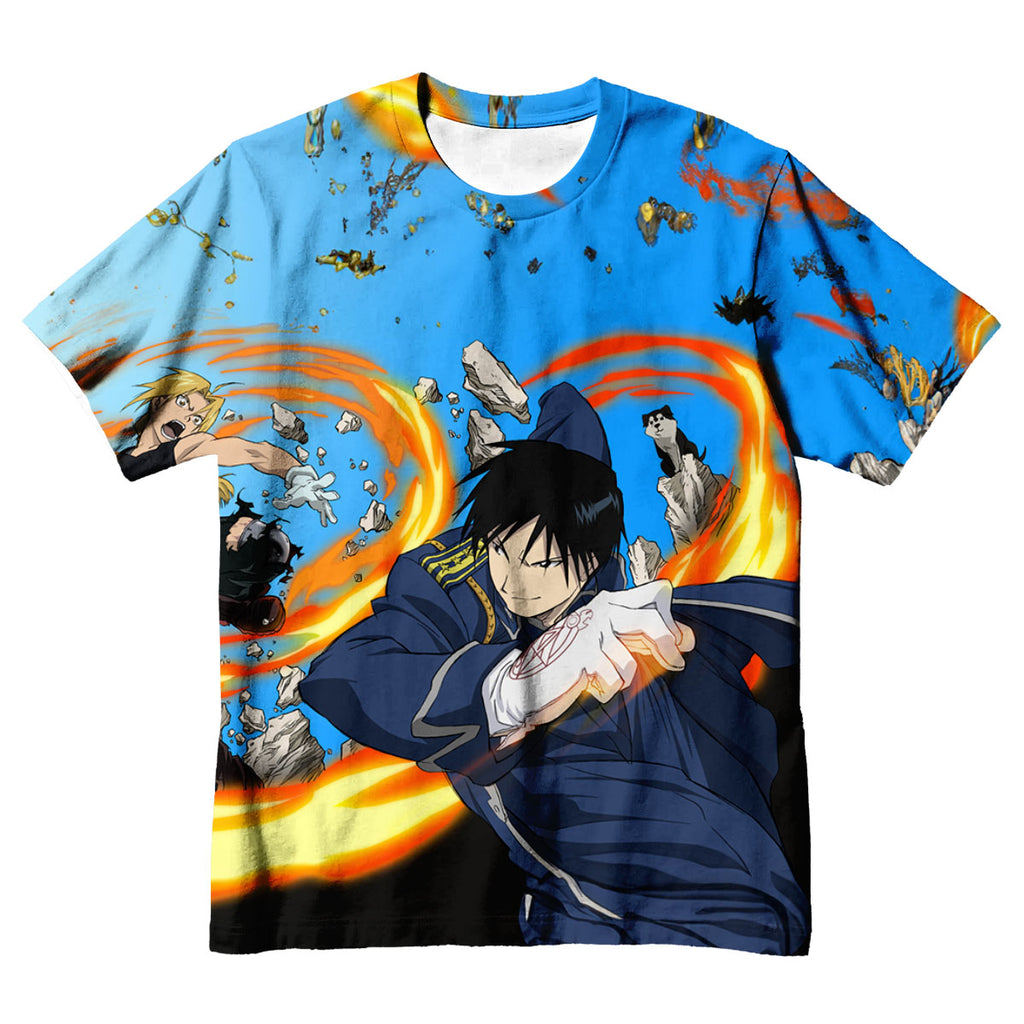 Fullmetal Alchemist Edward Elric Battle Action Anime Apparel