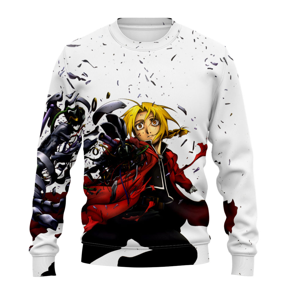 Fullmetal Alchemist Edward Elric Battle Defeated Anime Apparel