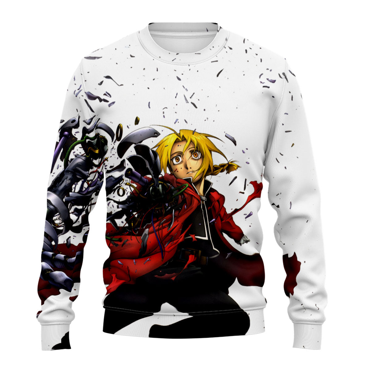 Fullmetal Alchemist Edward Elric Battle Defeated Anime Apparel