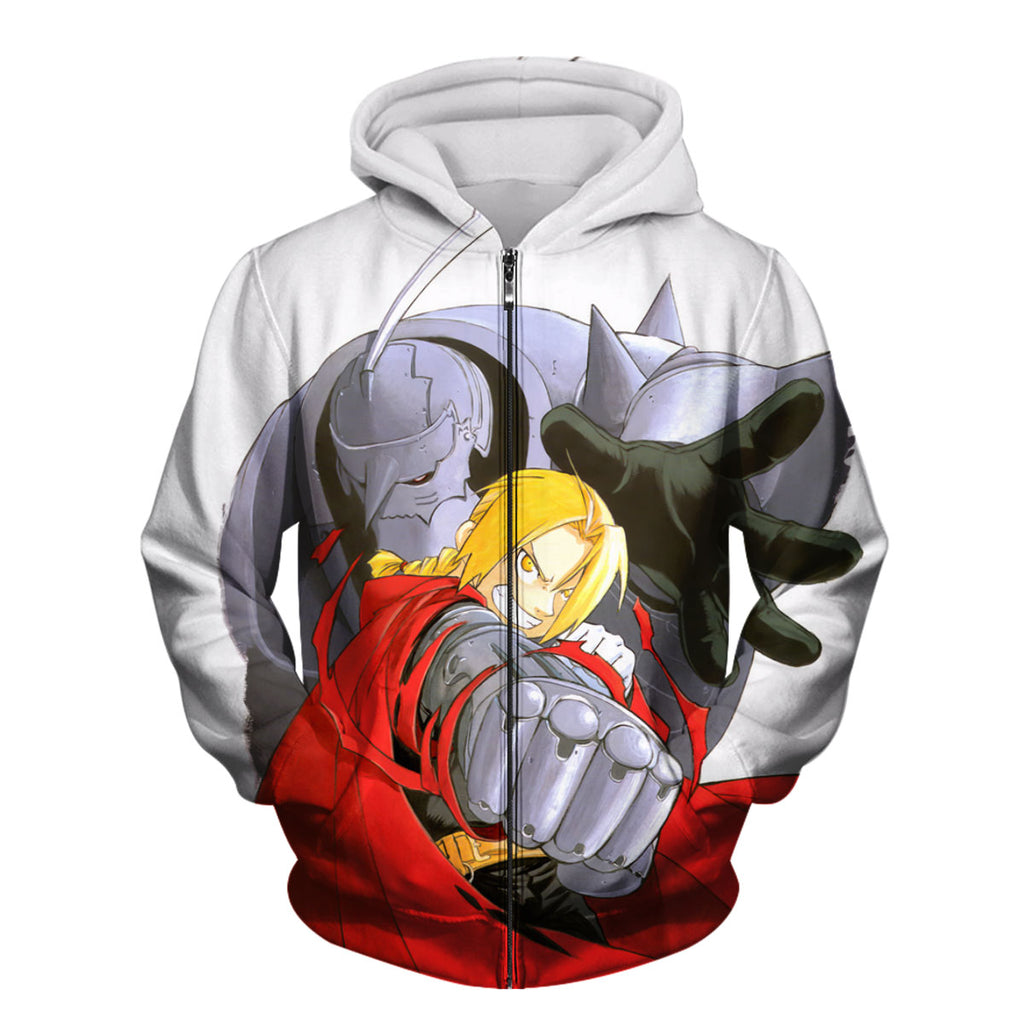 Fullmetal Alchemist Edward Elric Battle Ready Anime Apparel
