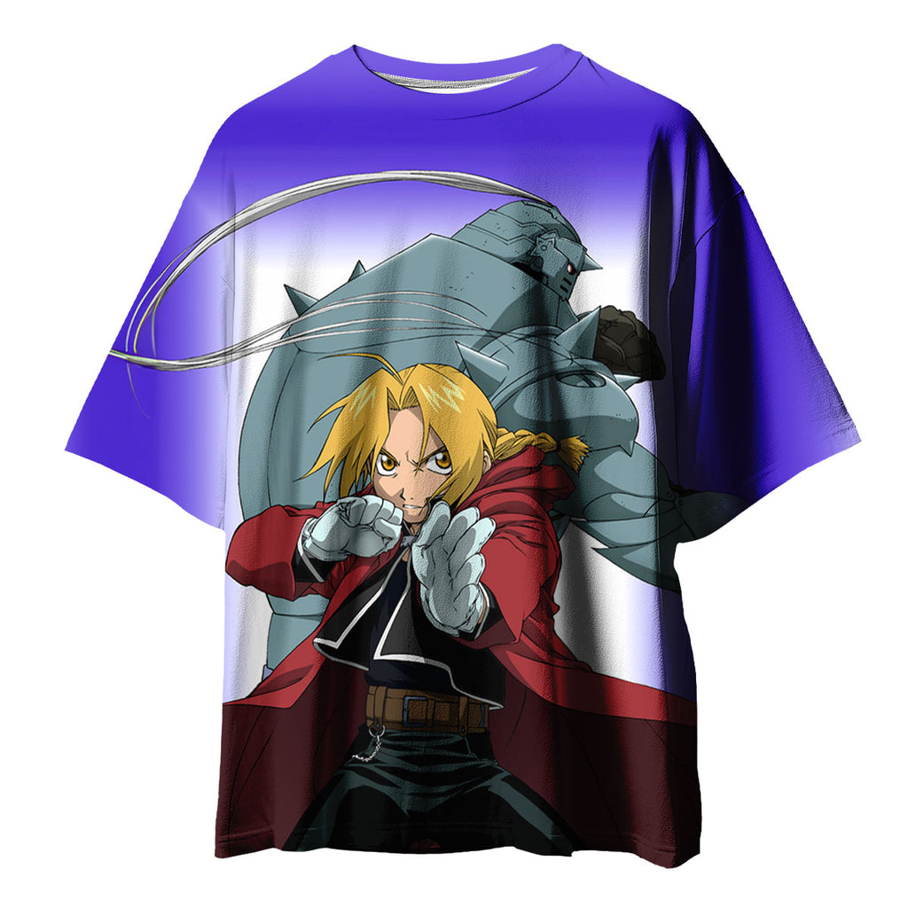 Fullmetal Alchemist Edward Elric Battle Stance Anime Apparel