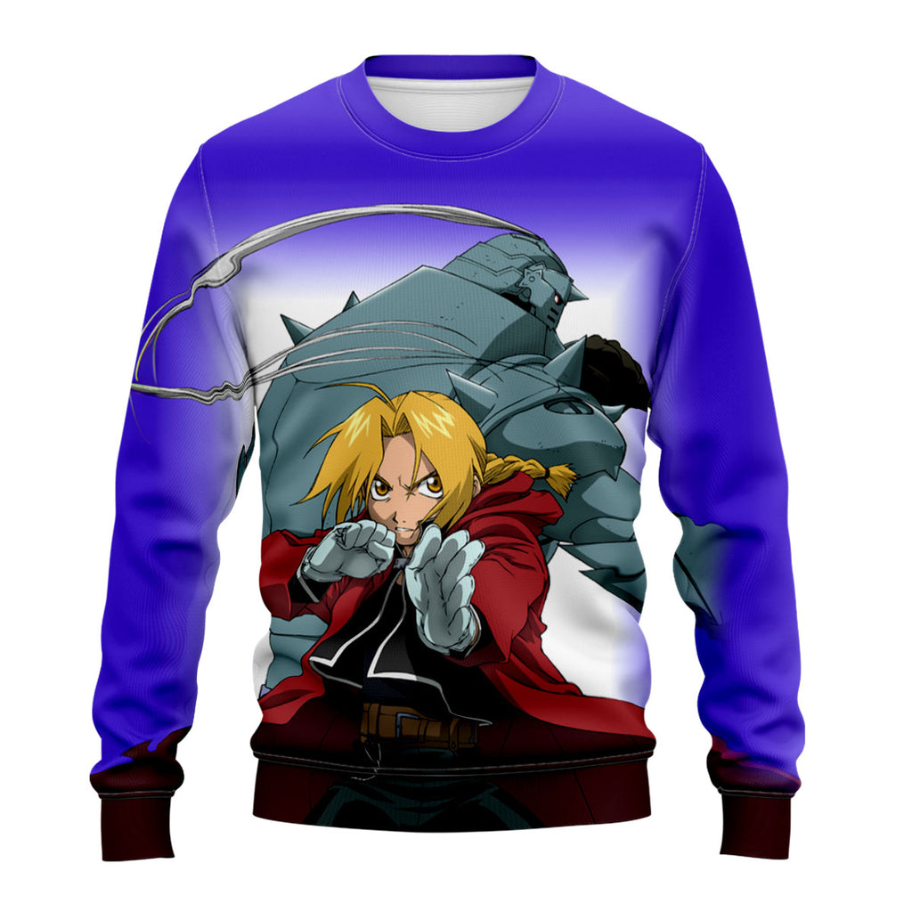 Fullmetal Alchemist Edward Elric Battle Stance Anime Apparel