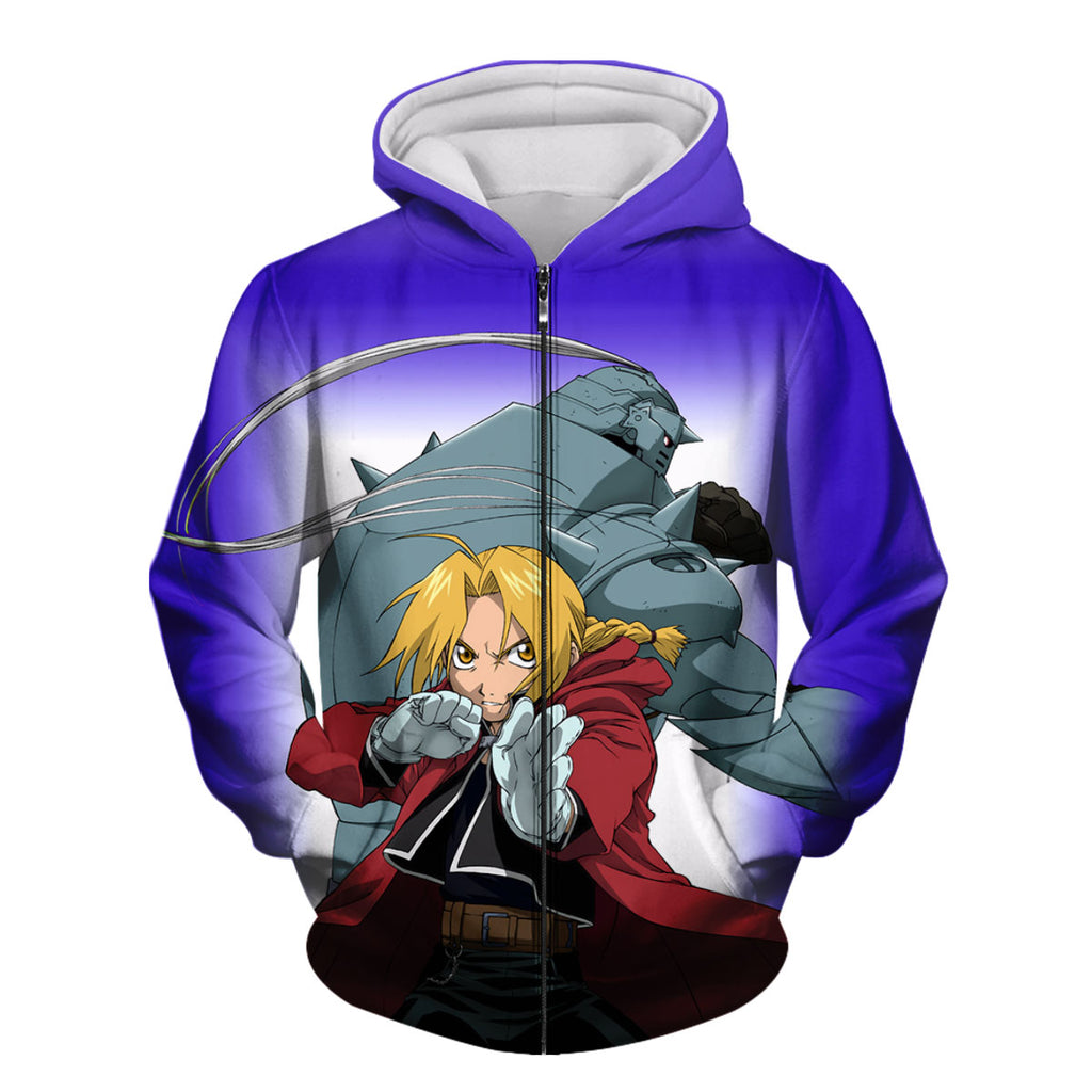 Fullmetal Alchemist Edward Elric Battle Stance Anime Apparel