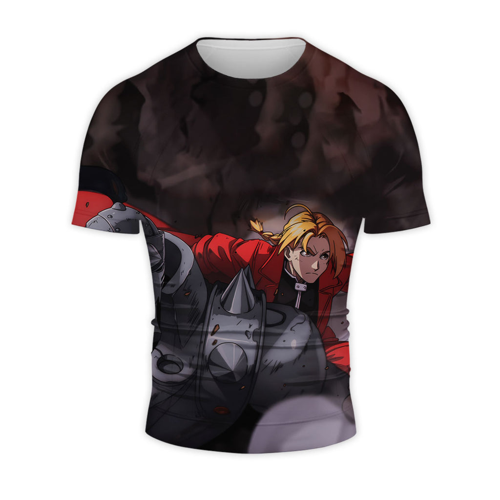 Fullmetal Alchemist Edward Elric Battling Anime Apparel