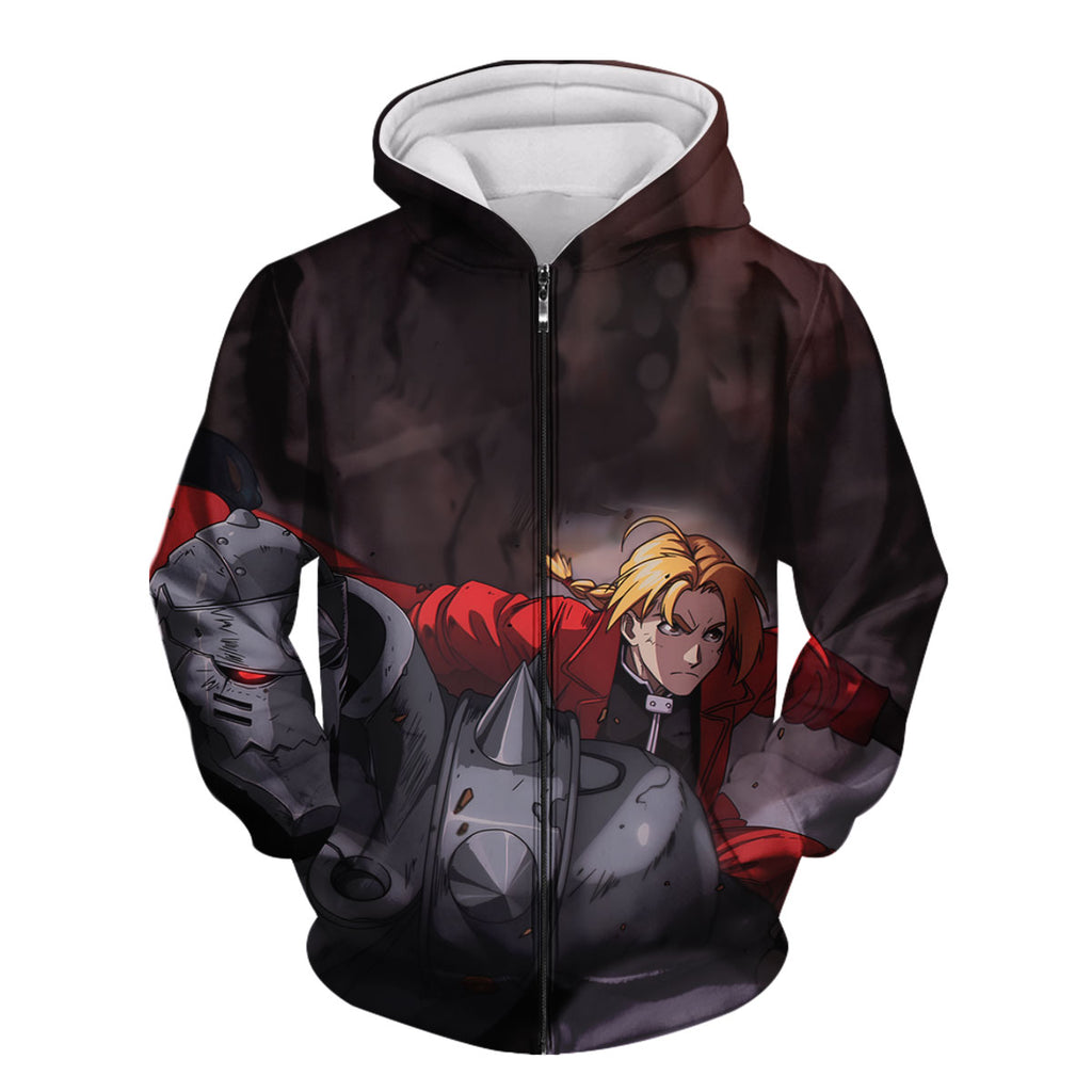 Fullmetal Alchemist Edward Elric Battling Anime Apparel