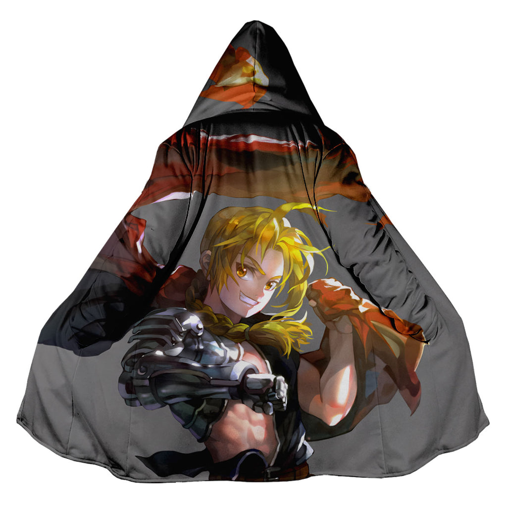 Fullmetal Alchemist Edward Elric Billowing Cloak Anime Apparel