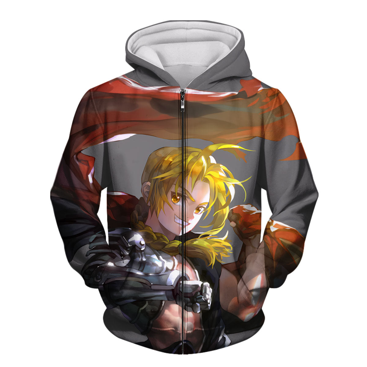 Fullmetal Alchemist Edward Elric Billowing Cloak Anime Apparel