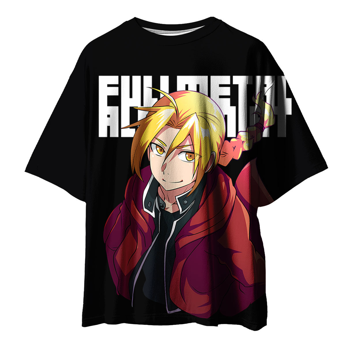 Fullmetal Alchemist Edward Elric Charging Ahead Anime Apparel