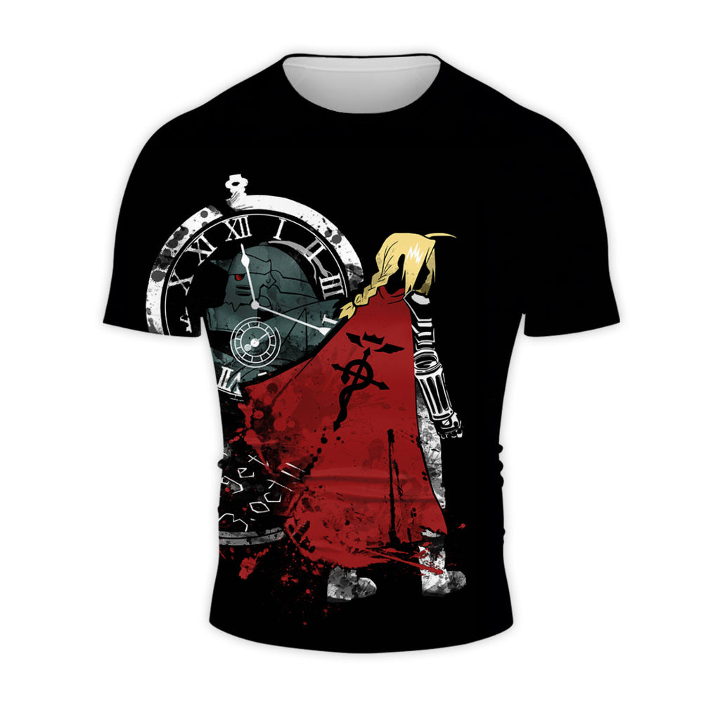 Fullmetal Alchemist Edward Elric Clock Alchemy Anime Apparel