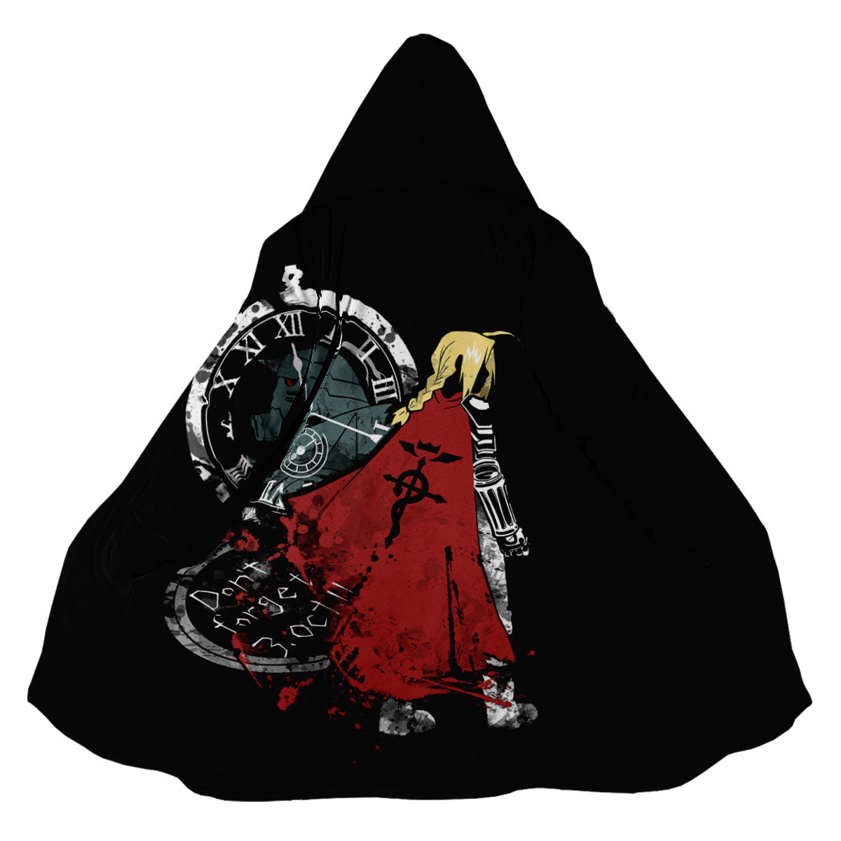 Fullmetal Alchemist Edward Elric Clock Alchemy Anime Apparel