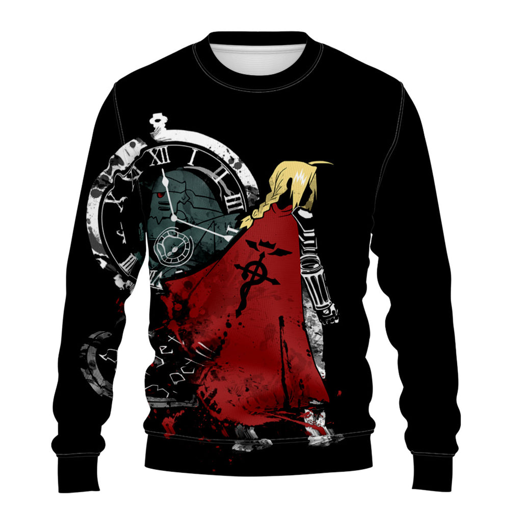 Fullmetal Alchemist Edward Elric Clock Alchemy Anime Apparel