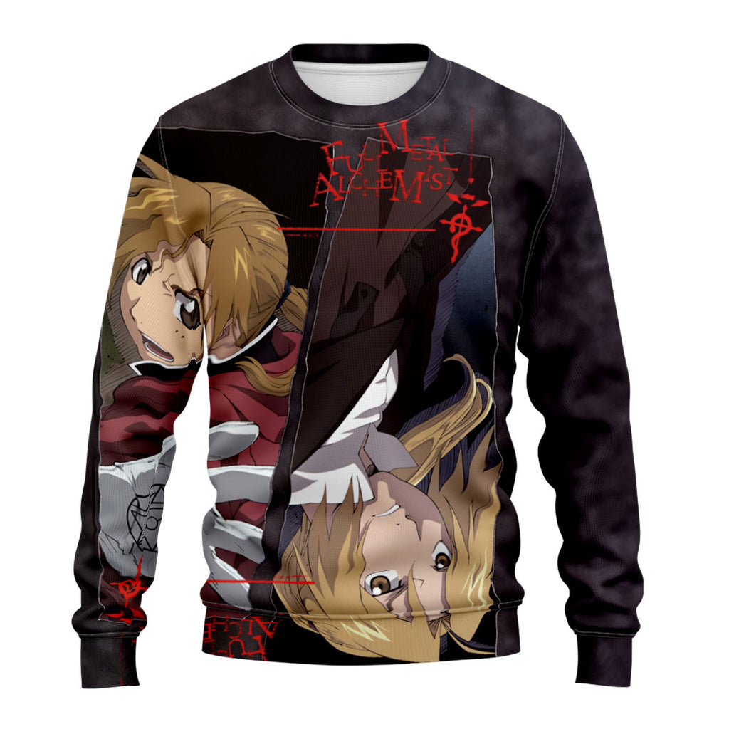 Fullmetal Alchemist Edward Elric Combat Alchemy Art Anime Apparel