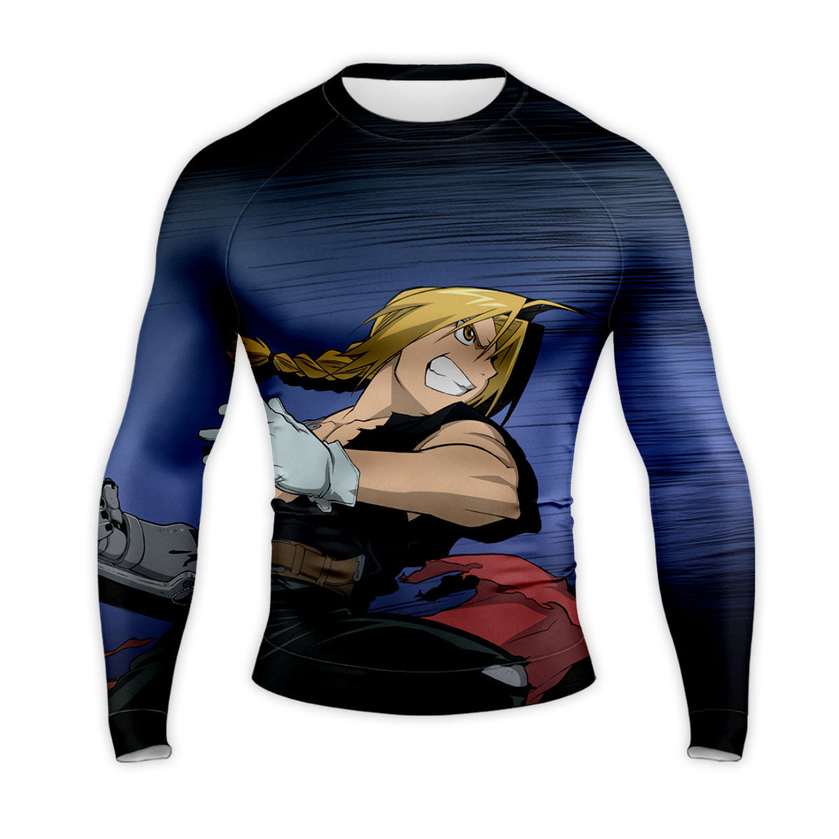 Fullmetal Alchemist Edward Elric Combat Pose Anime Apparel