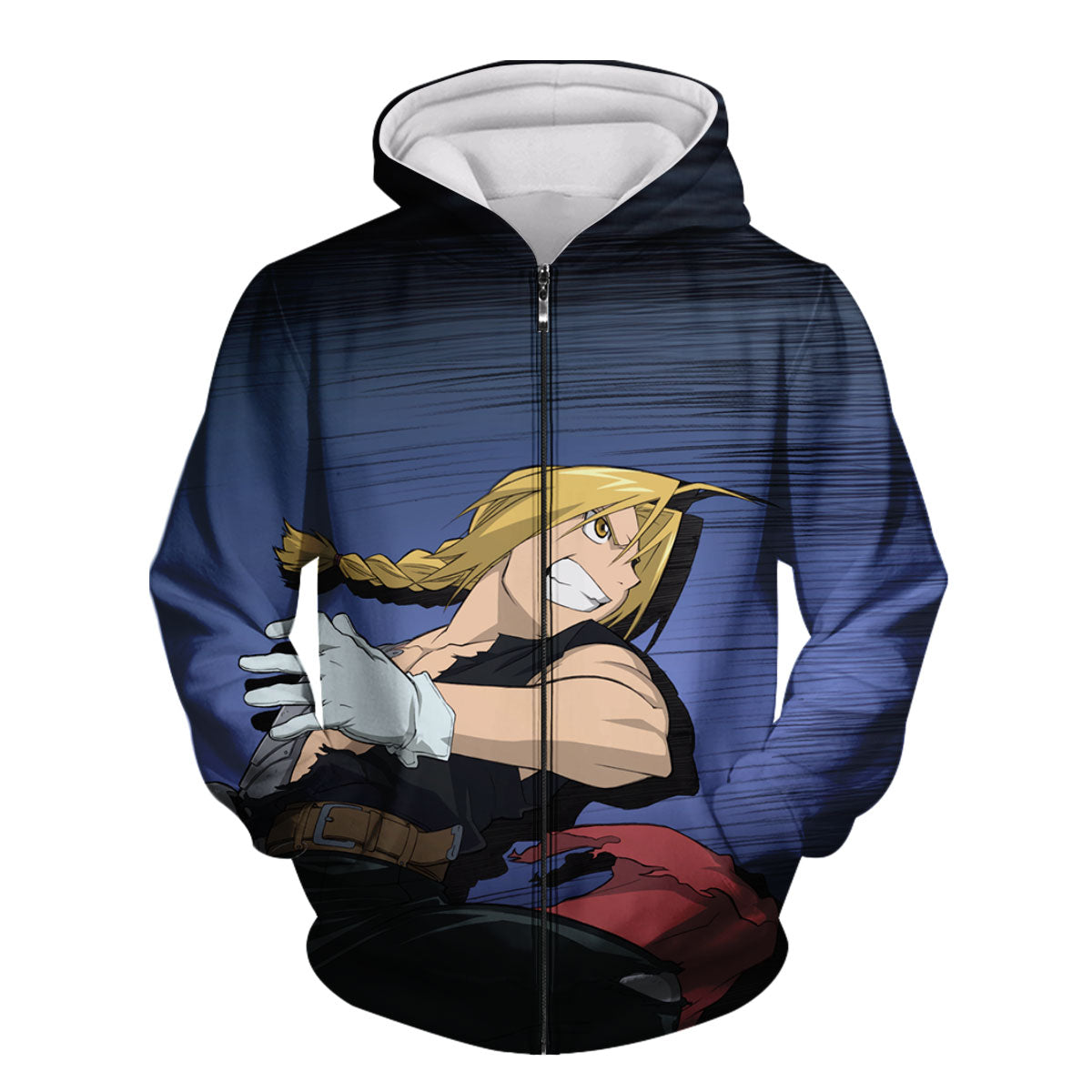 Fullmetal Alchemist Edward Elric Combat Pose Anime Apparel