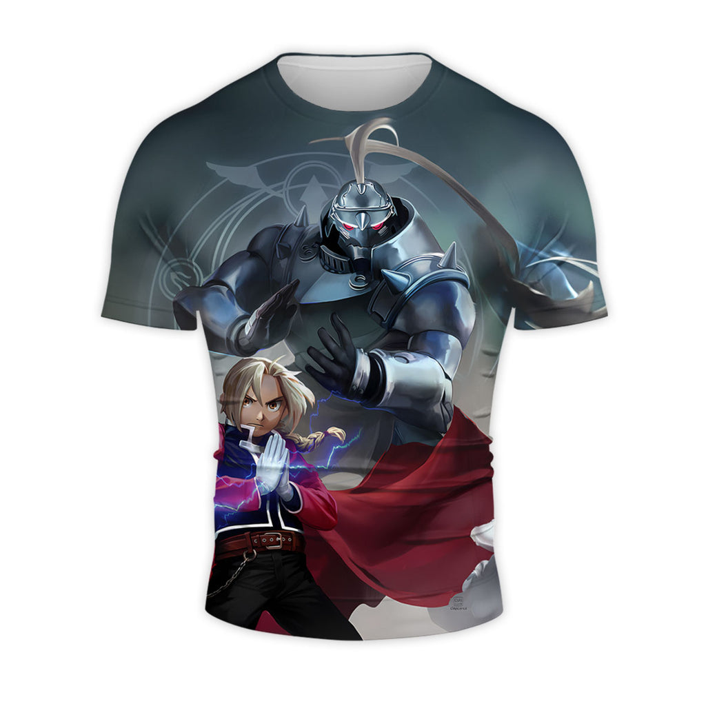 Fullmetal Alchemist Edward Elric Combat Stance Anime Apparel
