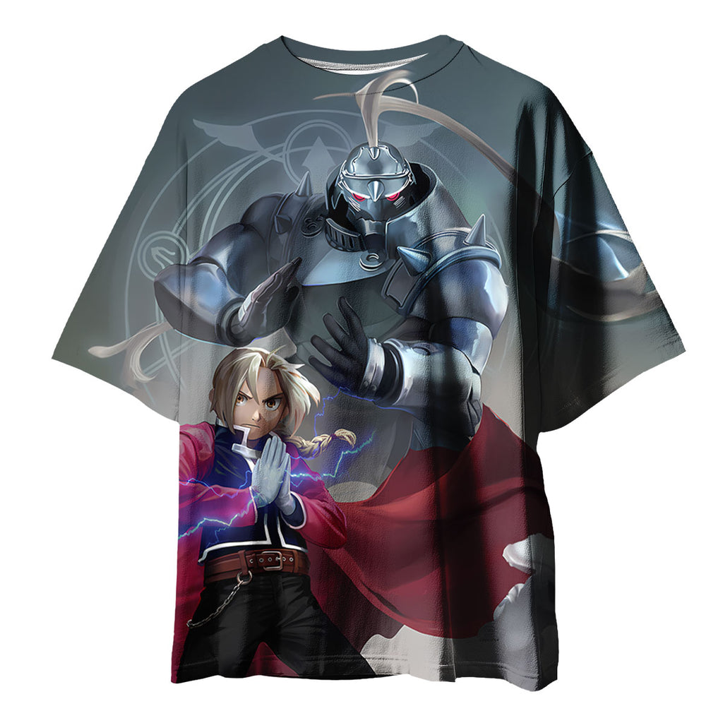 Fullmetal Alchemist Edward Elric Combat Stance Anime Apparel