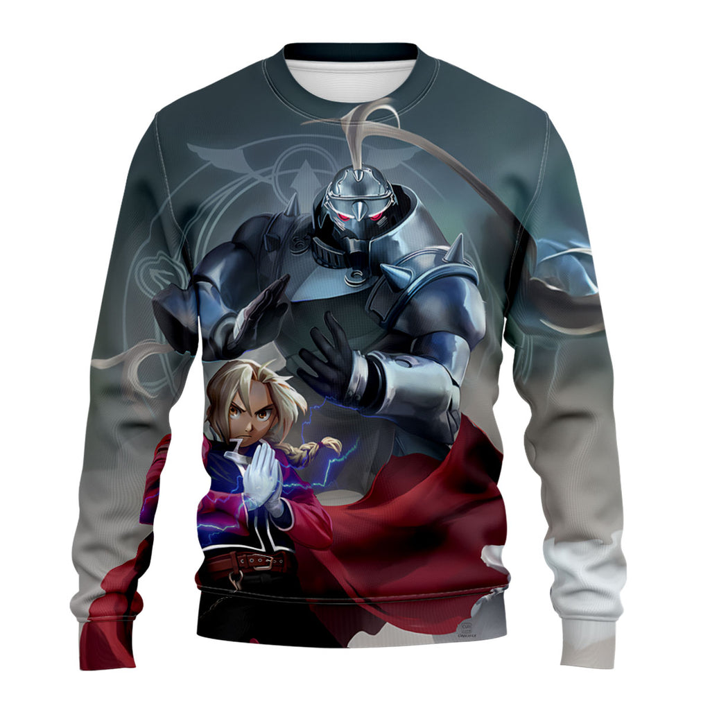 Fullmetal Alchemist Edward Elric Combat Stance Anime Apparel