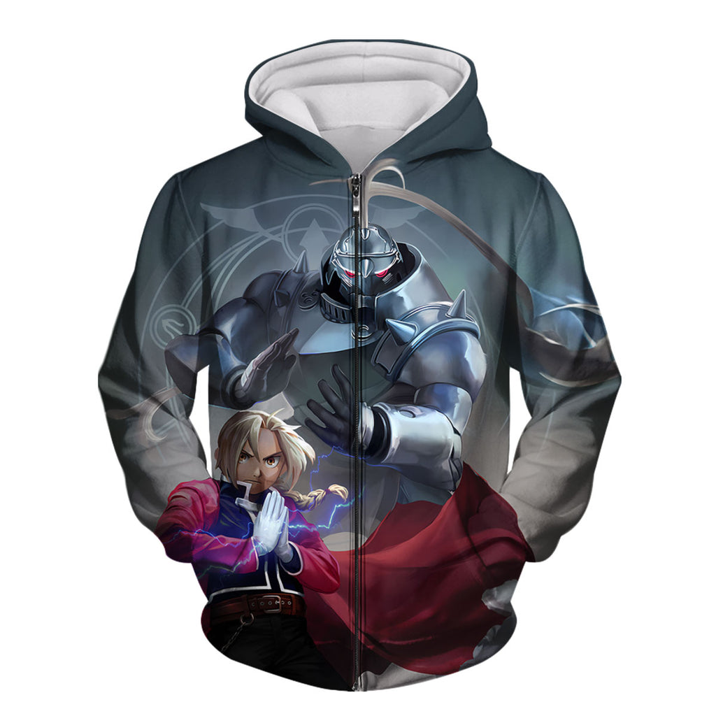 Fullmetal Alchemist Edward Elric Combat Stance Anime Apparel