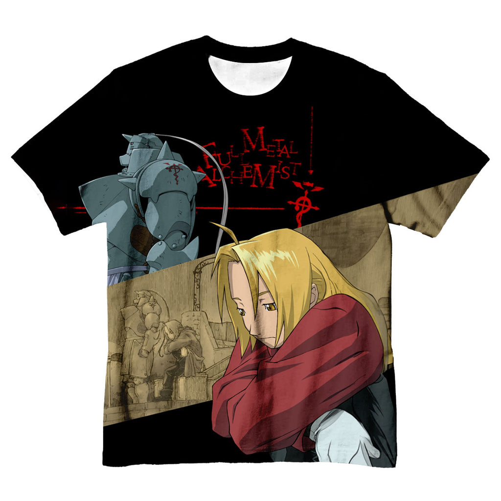 Fullmetal Alchemist Edward Elric Contemplating Anime Apparel