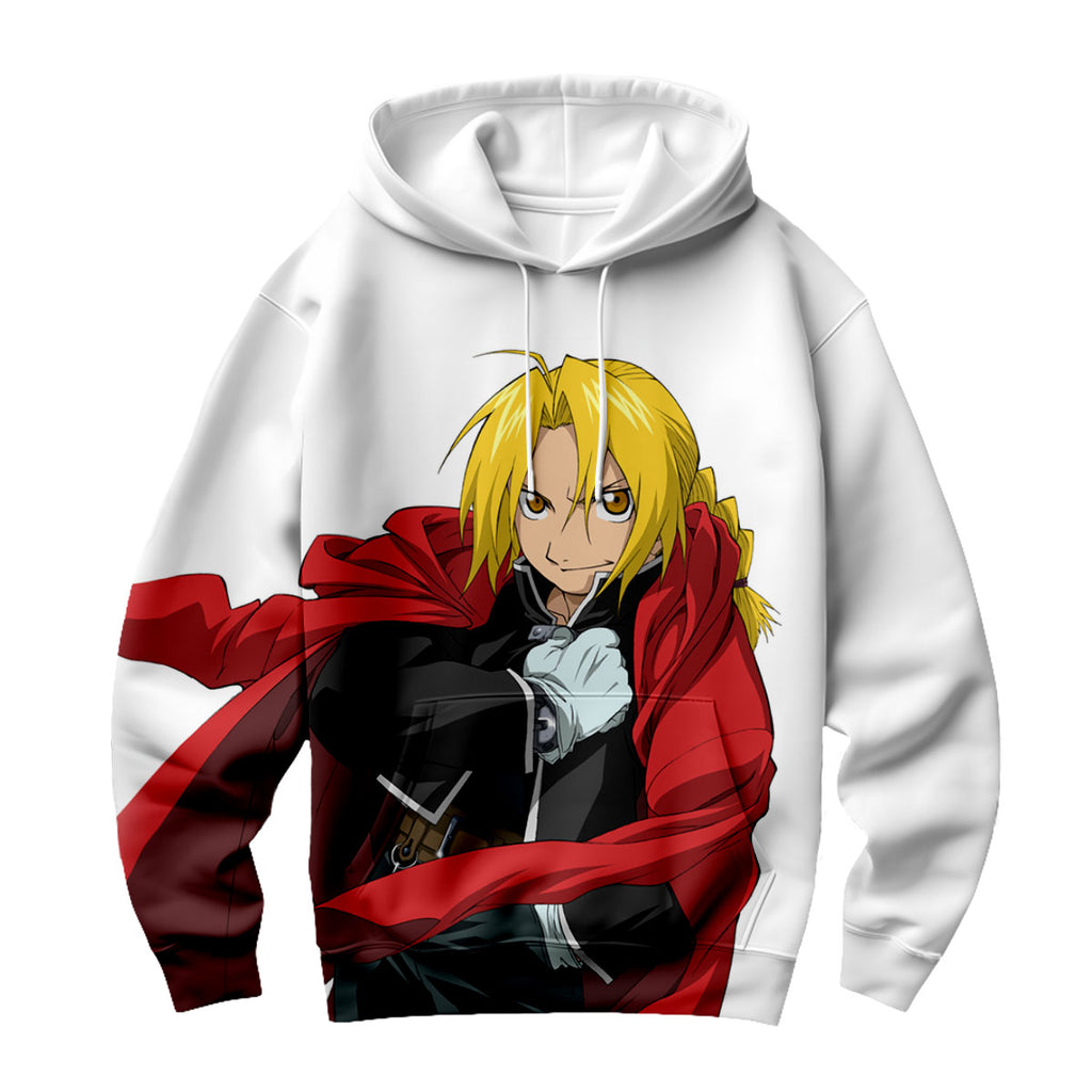 Fullmetal Alchemist Edward Elric Crimson Cape Anime Apparel