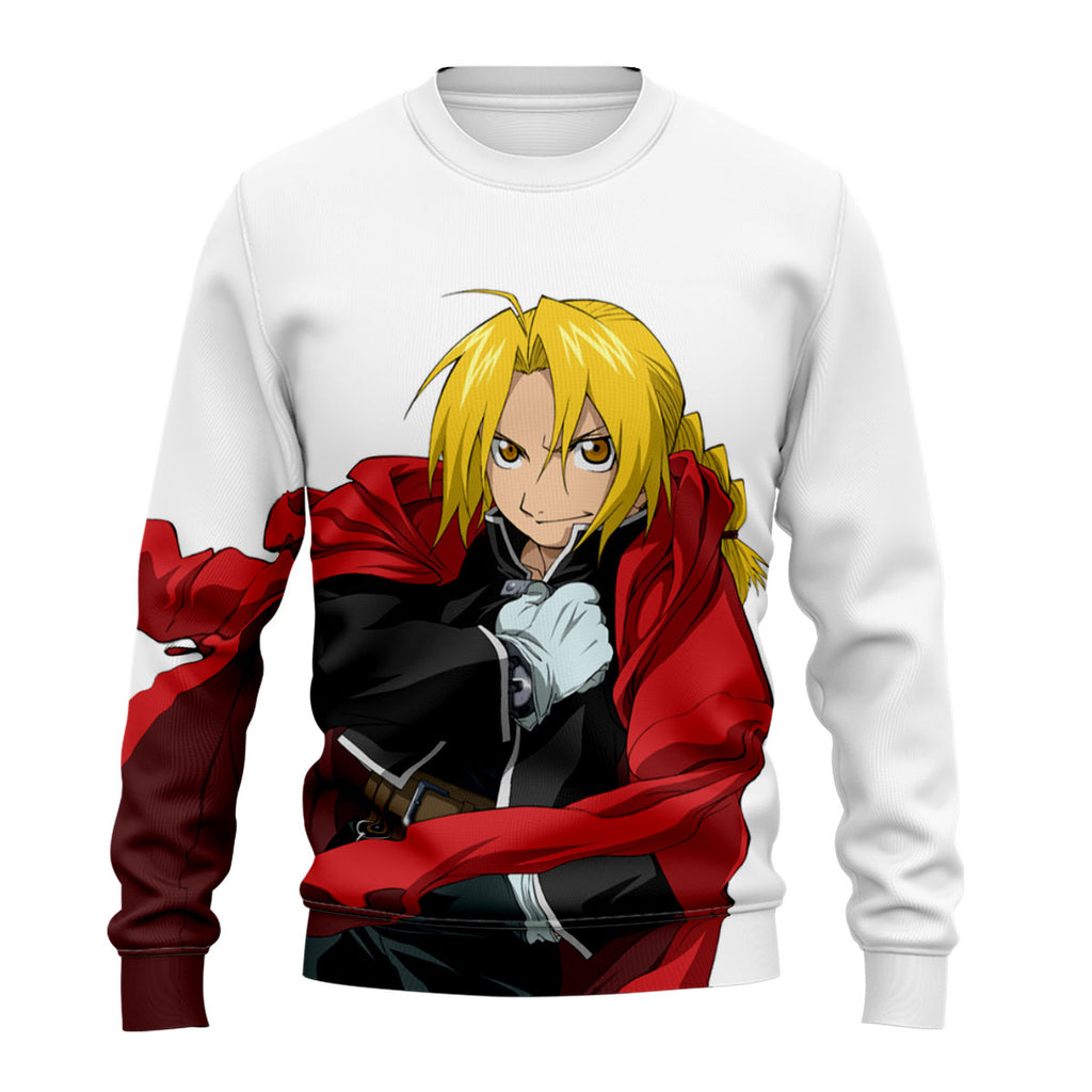 Fullmetal Alchemist Edward Elric Crimson Cape Anime Apparel