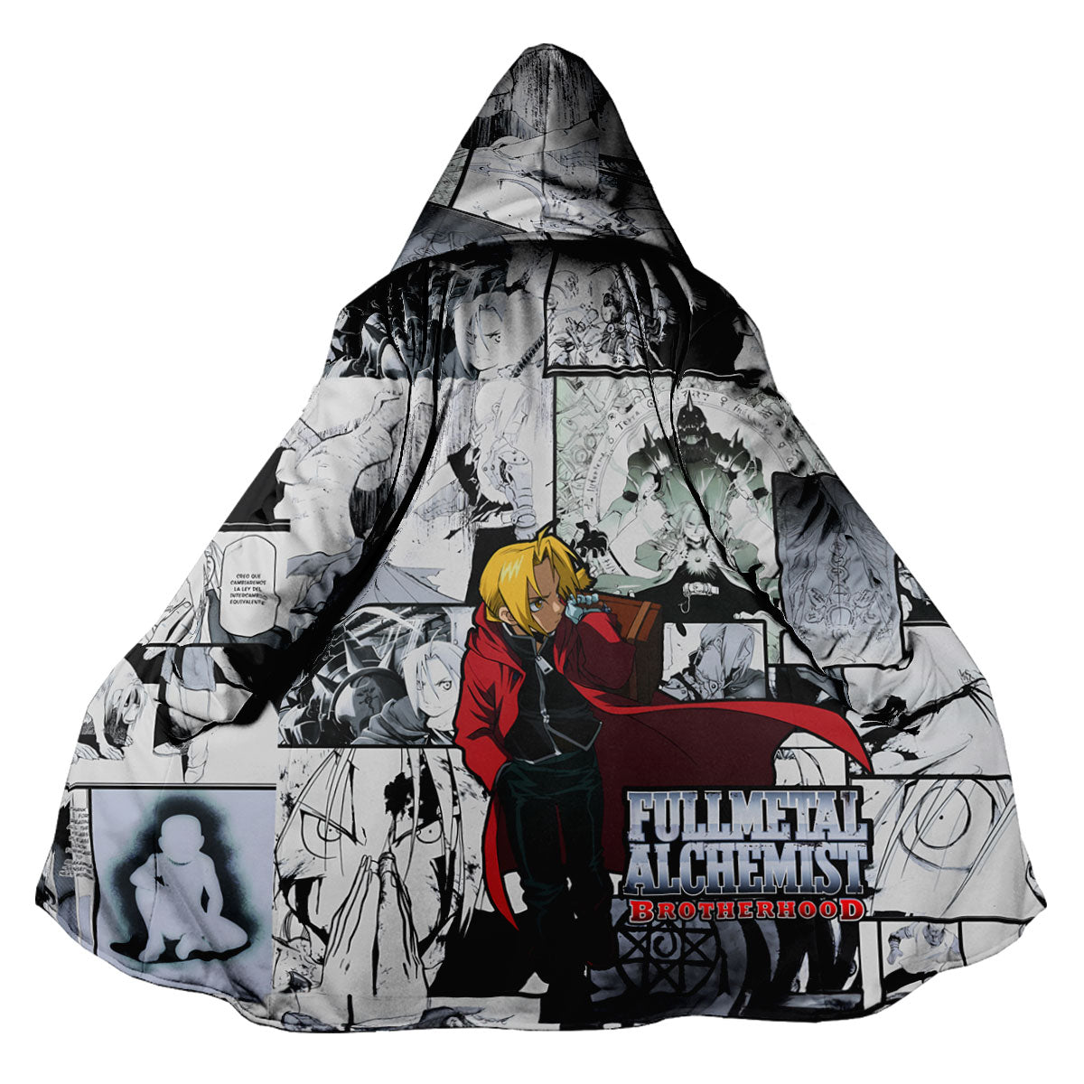 Fullmetal Alchemist Edward Elric Crimson Cloak Anime Apparel