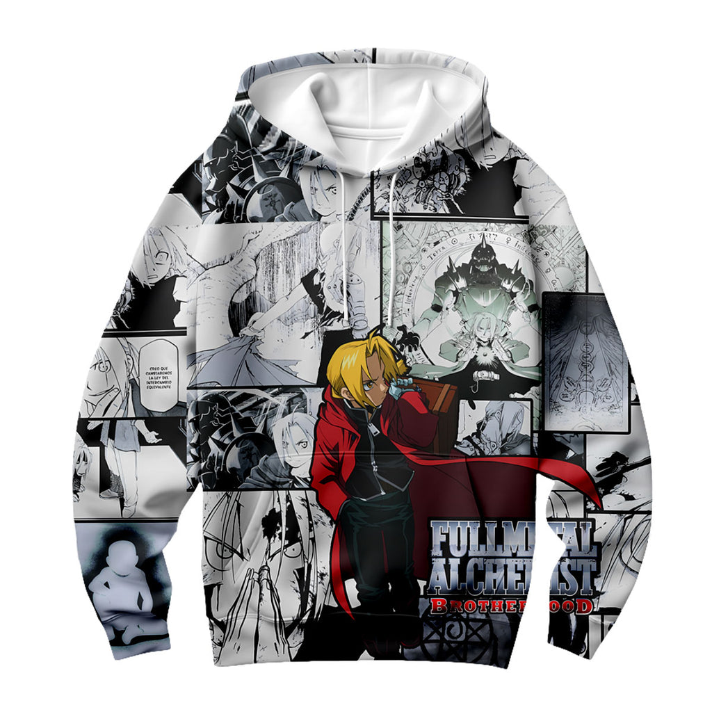 Fullmetal Alchemist Edward Elric Crimson Cloak Anime Apparel