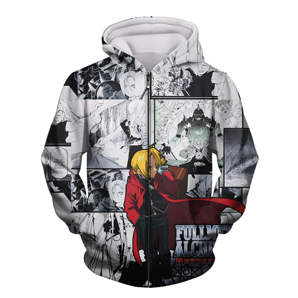 Fullmetal Alchemist Edward Elric Crimson Cloak Anime Apparel