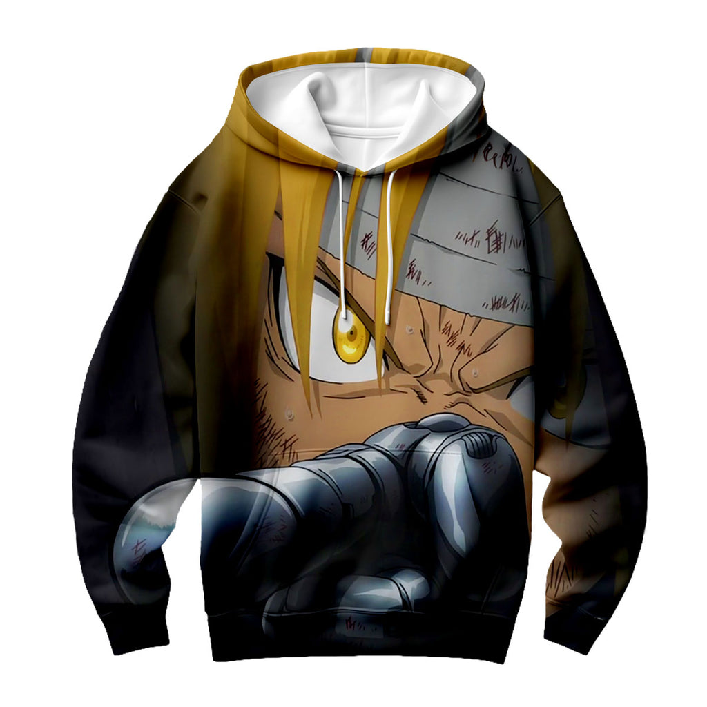 Fullmetal Alchemist Edward Elric Determined Gaze Anime Apparel