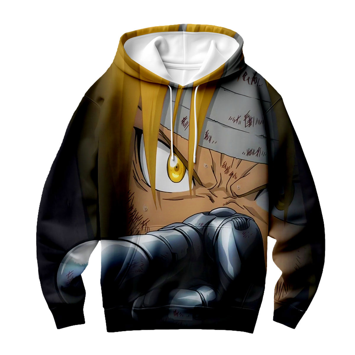 Fullmetal Alchemist Edward Elric Determined Gaze Anime Apparel